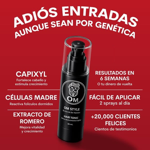 YorMax™ HAIR TONIC Crecimiento Capilar